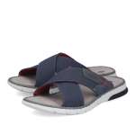 náhled Pánské nazouváky RIEKER 25250-14 modrá S6