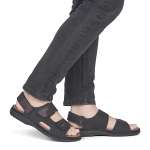 náhled Pánské sandály RIEKER 25561-00 černá S6