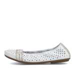 náhled Dámské baleríny RIEKER 41430-81 bílá S6