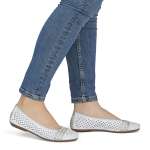 náhled Dámské baleríny RIEKER 41430-81 bílá S6