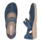 náhled Dámské baleríny RIEKER 44872-14 modrá S6