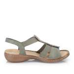 náhled Dámské sandály RIEKER 60883-52 zelená S6