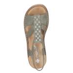 náhled Dámské sandály RIEKER 60883-52 zelená S6