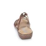 náhled Dámské nazouváky RIEKER 60885-24 hnědá S6