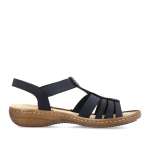 náhled Dámské sandály RIEKER 608G9-14 modrá S6