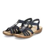 náhled Dámské sandály RIEKER 608G9-14 modrá S6