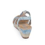 náhled Dámské sandály RIEKER 62436-12 modrá S6