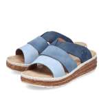 náhled Dámské nazouváky RIEKER 62780-12 modrá S6