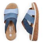 náhled Dámské nazouváky RIEKER 62780-12 modrá S6