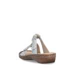 náhled Dámské nazouváky RIEKER 628P9-91 šedá S6