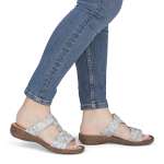 náhled Dámské nazouváky RIEKER 628P9-91 šedá S6