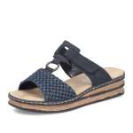 náhled Dámské nazouváky RIEKER 62943-14 modrá S6