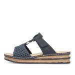 náhled Dámské nazouváky RIEKER 62943-14 modrá S6