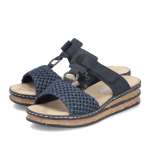 náhled Dámské nazouváky RIEKER 62943-14 modrá S6