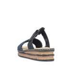 náhled Dámské nazouváky RIEKER 62943-14 modrá S6