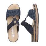 náhled Dámské nazouváky RIEKER 62943-14 modrá S6