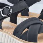 náhled Dámské sandály RIEKER 63270-00 černá S6