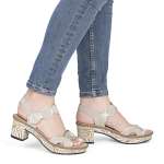 náhled Dámské sandály RIEKER 63876-62 béžová S6