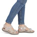 náhled Dámské sandály RIEKER 64856-62 béžová S6