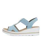 náhled Dámské sandály RIEKER 67498-10 modrá S6