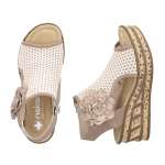 náhled Dámské sandály RIEKER 68180-60   BEIGE   F/S6