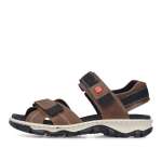 náhled Dámské sandály RIEKER 68851-22 hnědá S6