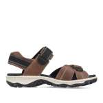 náhled Dámské sandály RIEKER 68851-22 hnědá S6