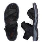 náhled Dámské sandály RIEKER 68852-00 černá S6