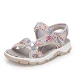 detail Dámské sandály RIEKER 68879-95 béžová S6