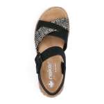 náhled Dámské sandály RIEKER 69269-00 černá S6