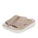 náhled Dámské nazouváky RIEKER 69280-60 béžová S6