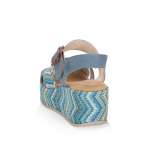 náhled Dámské sandály RIEKER 69469-14 modrá S6