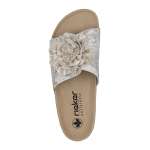 náhled Dámské nazouváky RIEKER 69562-90 zlatá S6