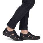 náhled Pánské sandály RIEKER 05281-00 černá S6