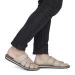 náhled Pánské nazouváky RIEKER 21073-60 béžová S6