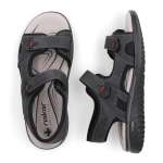 náhled Pánské sandály RIEKER 26455-00 černá S6