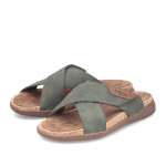 náhled Pánské nazouváky RIEKER 27070-54 zelená S6