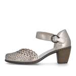 náhled Dámské sandály RIEKER 40902-90 stříbrná S6