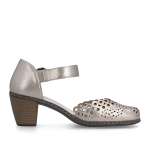 náhled Dámské sandály RIEKER 40902-90 stříbrná S6