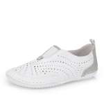 náhled Dámské mokasíny RIEKER 43663-80 bílá S6