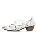 náhled Dámské lodičky RIEKER 43773-80 bílá S6