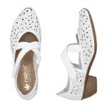 náhled Dámské lodičky RIEKER 43773-80 bílá S6