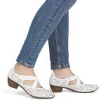 náhled Dámské lodičky RIEKER 43773-80 bílá S6