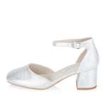 náhled Dámské lodičky RIEKER 44762-90 stříbrná S6