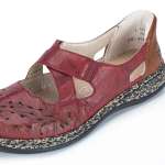 náhled Dámské baleríny RIEKER 46352-33 červená S6