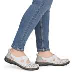 náhled Dámské baleríny RIEKER 46352-80 bílá S6