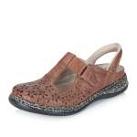 náhled Dámské sandály RIEKER 46397-22 hnědá S6