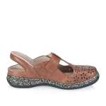 náhled Dámské sandály RIEKER 46397-22 hnědá S6