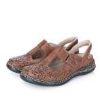 náhled Dámské sandály RIEKER 46397-22 hnědá S6