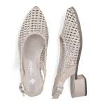 náhled Dámské lodičky RIEKER 47078-90 zlatá S6